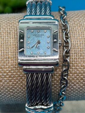 Philippe Charriol St.Tropez Mansart Diamond Mother of Pearl Ladies Watch